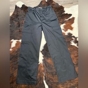 Satin Cargo Pants